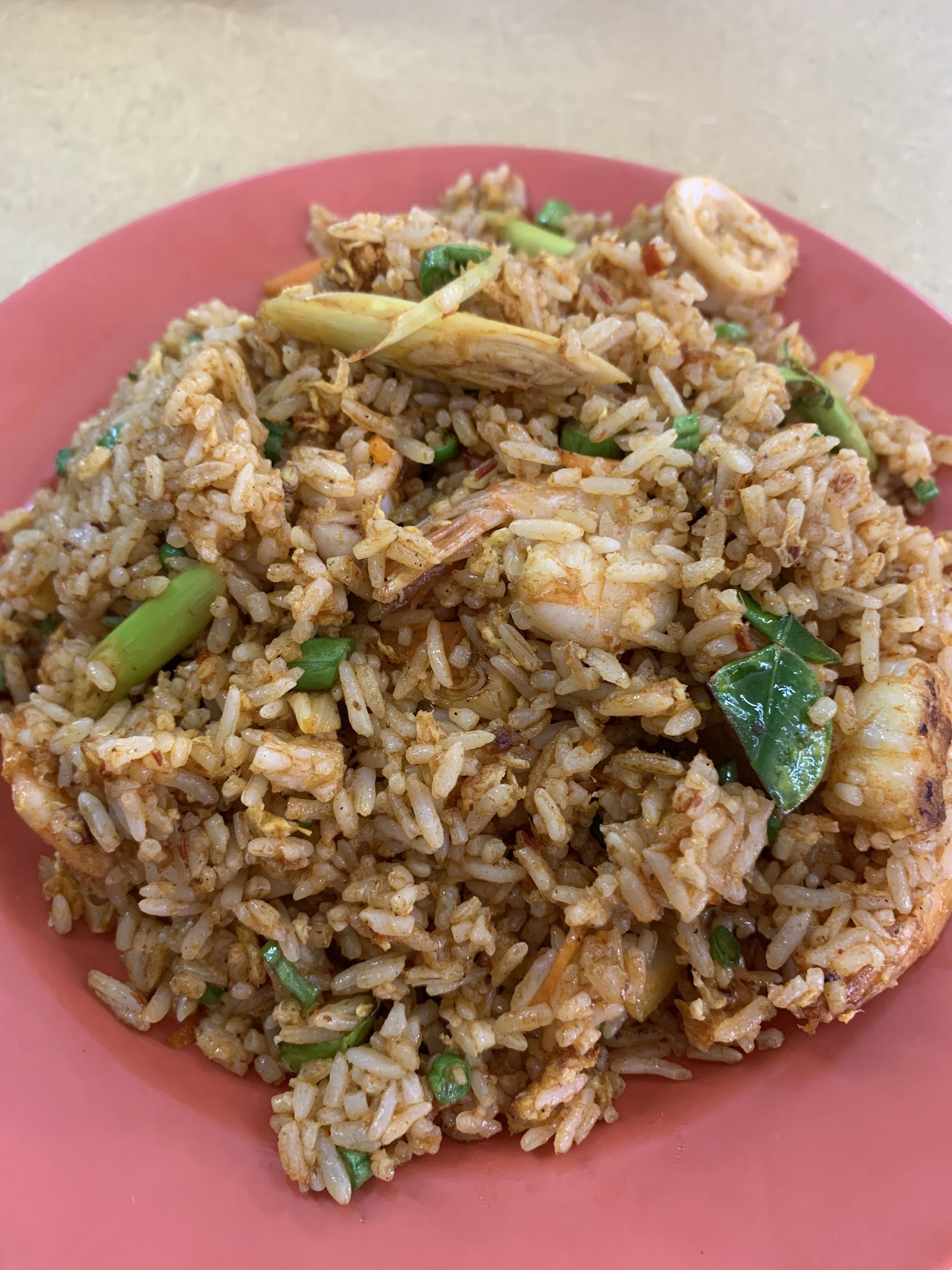 TomYam Seafood Fried Rice